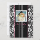 Search for damask monogram invitations Black