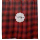 Search for red gingham shower curtains Rustic