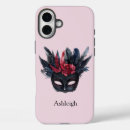 Search for black mask iphone cases Red