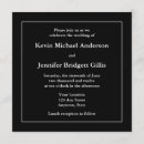 Recherche de de nouveaut invitations Noir