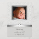 Search for lace christening invitations White