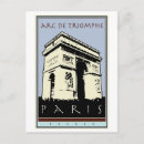 Recherche de arc triomphe cartes postales Illustration