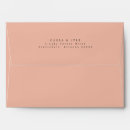 Search for pink wedding envelopes Modern