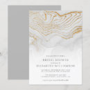 Search for glitter bridal shower invitations White and gold