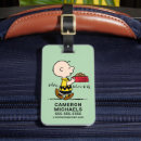 Search for charlie brown luggage tags Sunday paper