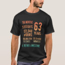 Recherche de 63 ans tshirts Amusant
