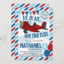 Search for vintage airplane invitations Party