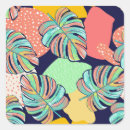 Search for tropical floral design stickers Vintage