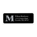 Search for initial m return address labels Letter
