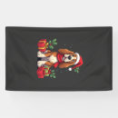 Search for funny christmas banners Weimaraner