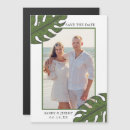 Search for tropical save the dates Palm leaves