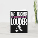 Search for tap dance teacher cards Dancelover