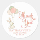 Recherche de lapin rose autocollants Vintage