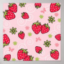 Recherche de motif nourriture posters Fraise