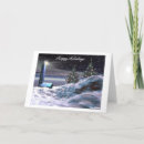 Search for lighthouse christmas cards Snow