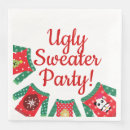 Search for ugly christmas sweater napkins Watercolor