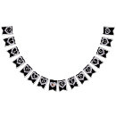 Search for anniversary bunting flags Black