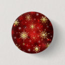 Search for red snowflake buttons Pattern
