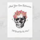 Search for till death do us part wedding invitations Skull