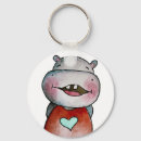 Search for cute funny hippo keychains Animal