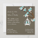 Recherche de de cage à oiseaux mariage invitations Élégant