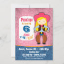 Recherche de pour jeunes filles invitations Cowgirl