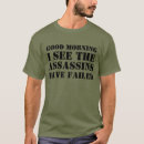 Recherche de assassin tshirts Échec