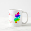 Search for puzzle piece autism mugs Aspie