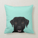 Search for black lab pillows Cute dog