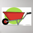 Recherche de brouette posters Rouge