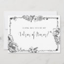 Search for gothic bridal party proposal cards Matron of honour
