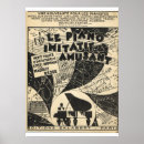 Recherche de musique électronique posters Feuille