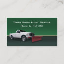 Search for snow plowing business cards Truck
