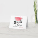 Search for watermelon thank you cards Baby shower