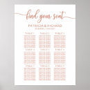 Search for rose gold wedding seating charts Elegant
