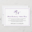 Search for royal purple invitations Simple