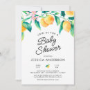 Search for lemon baby shower invitations Citrus