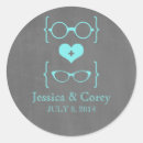 Search for glass wedding stickers Heart