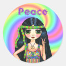 Search for 1960s peace stickers Hippy