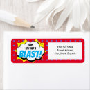 Search for superhero return address labels Comics