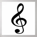 Search for treble clef posters Black and white