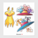 Search for alien monster stickers Space
