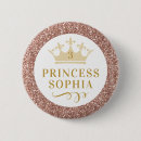 Search for birthday princess buttons Girly