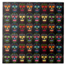 Search for mexican sugar skull tiles Dia de los muertos