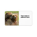 Search for grizzly return address labels Bears