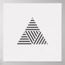Search for black and white triangle art Minimalist