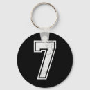 Search for number 7 keychains Men women