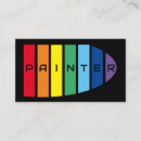 Search for house shaped business cards Painter