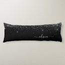 Recherche de noir et argent coussins Pour elle