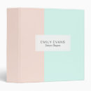 Search for pastel color binders Modern